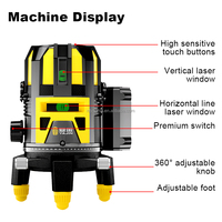 YaJin professionnel 2 3 5 ligne niveau Laser léger 360 ° rotatif niveau Laser opération Simple couleur Laser vert pour bricolage classement