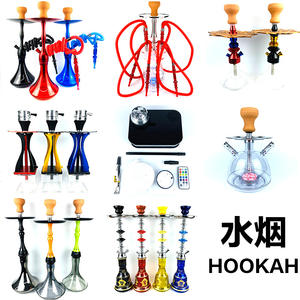 התאמה אישית באיכות גבוהה יוקרה עישון שישה צינור נרגילה נייד מותאם אישית נייד צינור שישה מוכה אביזרים - Product Image 6