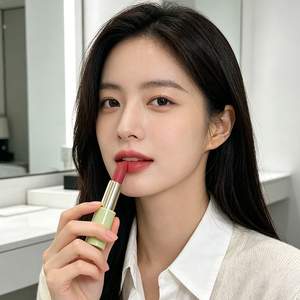 หลอดลิปสติกเปล่าแบบพิเศษ 3.5 กรัม บรรจุภัณฑ์ลิปบาล์มทรงเพรียวหรูหรา พลาสติกสีเขียว บรรจุภัณฑ์เครื่องสำอาง ฝาเกลียว พิมพ์ลายสกรีน - Product Image 3