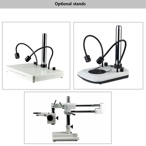 Microscopio Trinocular Estéreo Boshida BD-0745 con Base Grande de 23 mm, Rango de Campo de 3.5x-180x y Luz Inferior - Product Image 4