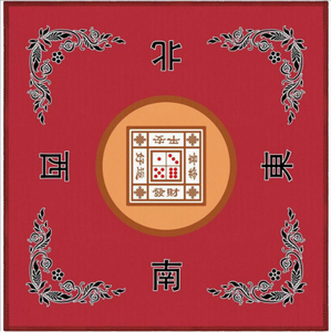 Alas Mahjong OUSHIJIE Modern Geometric Diatom Mud Anti Selip Ringan Tipis untuk Penggunaan di Ruang Makan Rumah - Product Image 3