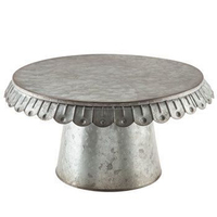 Support à gâteau en métal argenté écologique, logo personnalisé, nouveau design élégant, qualité supérieure, décoration de luxe pour les fêtes d'anniversaire