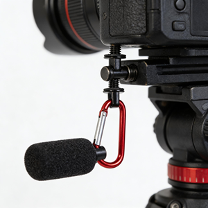 Mousqueton en forme de D Alecter APH-C02 + vis à serrage manuel 1/4-20 pour supports de suspension, poignée de selfie stick pour appareil photo - Product Image 5