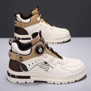 <span class=keywords><strong>Scarpe</strong></span> Sportive Casual per Tutti i Giorni, Nuovo Stile Britannico in Pelle, Stivali Traspiranti per <span class=keywords><strong>Lavoro</strong></span> e Outdoor - Product Image 4