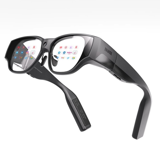 INMO AIR3 Smart AR Glasses Dual-Eye Full-Color 1080P Light-Waveguide 120Hz High Refresh Rate Giant HD Screen Touch Button