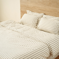 Housse de couette en lin lavé, taille King et autres tailles, literie en lin. Housse de couette en lin pour l'été, hypoallergénique, certifiée