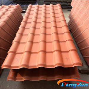 Tuiles espagnoles en PVC, tuiles en plastique pour toiture en PVC - Product Image 2