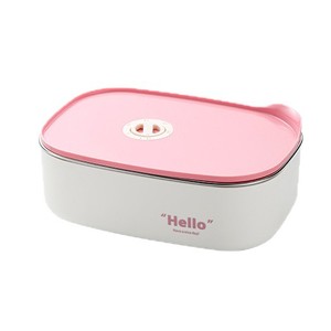 Sealed Lunch Box Rectangle 304 Stainless Steel <b>Clip</b> On Lid For Travel Food Storage - Product Image 2