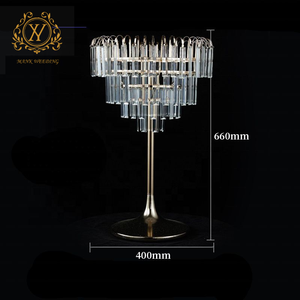 Centro de Mesa con Soporte de Flores de Cristal y Marco de Hierro Estilo Europeo, Decoración para Mesa Principal de Bodas, Fiestas y Eventos - Product Image 6