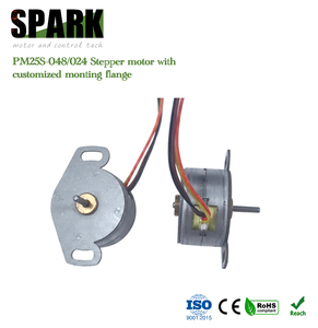 Moteur pas à pas à aimant permanent mini PM25S-<span class=keywords><strong>024</strong></span> DC 5V, angle de pas bipolaire 15 degrés, contrôle par étincelle, arbre de 2 mm, couple 40g.cm, pour applications de type valve - Product Image 3