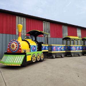 Tren turístico eléctrico sin rieles de Peppa amarillo para niños, centro comercial interior y paseos en tren para niños, equipo de entretenimiento - Product Image 6