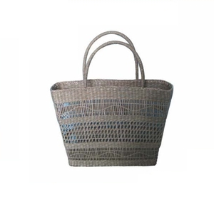 100% matériau naturel jacinthe d'eau sac à main-chaud luxe femmes armure sac à main grande capacité plage sac à main pour femmes sacs à main - Product Image 2