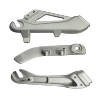 Tige de guidon en aluminium forgé de précision avec design incurvé classique, durable, haute résistance, légère pour VTT et vélo de route