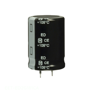 Condensateur à traversée de canal (THC) en aluminium 180 µF 20 % 400 V SNAP TH EET-ED2G181CA 180 µF - Product Image 1