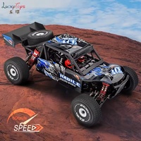 Camion RC 2.4G 4x4 à commande proportionnelle, direction et accélération, véhicule télécommandé haute vitesse tout-terrain, chargeur inclus pour adultes et amateurs