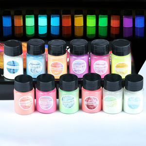 20g/Dose 15 Farben Titan Nachleuchtpigment Phosphoreszierendes Leuchtpulver Lumineszierendes Pigmentpulver für Epoxidharz Nagelkunst - Product Image 4