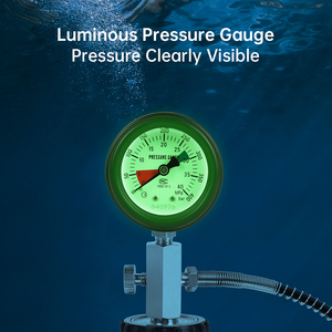 Manómetro de Alta Presión para Cilindro de Buceo DIDEEP, Adaptador de Tanque con Puerto DIN - Product Image 6