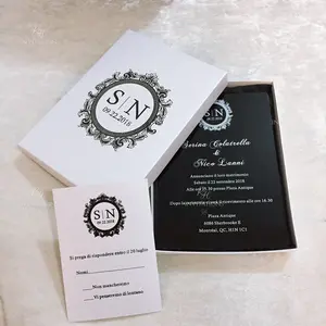 Подарочная карта сумка Свадебная пригласительная открытка индийская Свадебная коробка приглашение