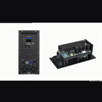 Module amplificateur métallique de classe D haute puissance tout DSP 2 canaux 2300W 4 Ohms 4000W 8 Ohms avec LOGO gratuit pour subwoofer 21 pouces AES8500