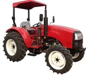 Mini Farm Tractor Met Voorlader Handleiding Landbouw Tractor Farm Truck 4X4 90 Hp Tractor