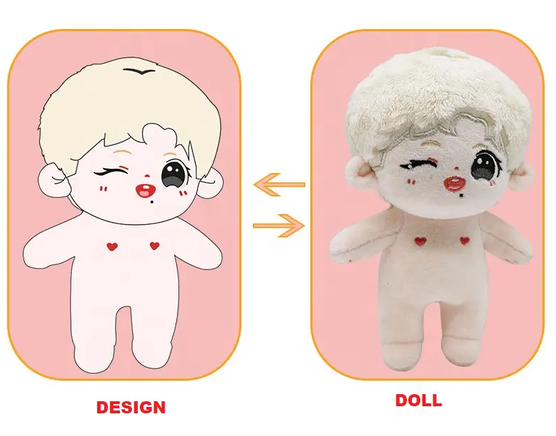 2022 थोक उत्पादन से भरवां खिलौने कस्टम आलीशान खिलौना गुड़िया निर्माता चीन