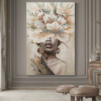 Salon porche Art pur peint à la main Texture peinture à l'huile abstraite en trois dimensions peinture décorative Portrait créatif