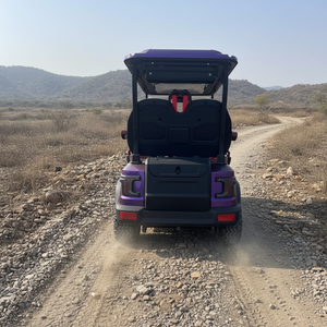 Voiture de <span class=keywords><strong>golf</strong></span> électrique tout-terrain puissante à <span class=keywords><strong>4</strong></span> places, charge rapide, design exclusif, buggy de <span class=keywords><strong>golf</strong></span> électrique <span class=keywords><strong>4</strong></span> places certifié CE - Product Image 4