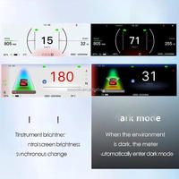 Tableau de bord numérique pour Model 3 Highland, écran CarPlay Android Auto, 6,86 pouces, affichage HUD automatique, compteur de vitesse