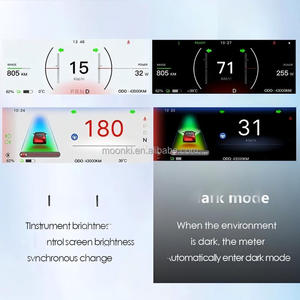Digital Dashboard Heads up for Model 3 Highland Display Carplay Android Auto 6.86 Inch Auto HUD Power Speed Meter - Product Image 5