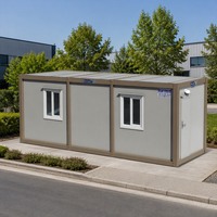 Meilleur prix pour maison conteneur préfabriquée 20ft 40ft, maisons modulaires portables construites à partir de conteneurs pour dortoir