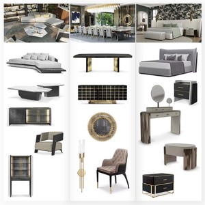 <strong>Innovative</strong> Customizable Geometric Shape <strong>Sofa</strong> Systems Gray Modular Design Sectional <strong>Sofa</strong> for Luxury Home Designers - Product Image 1