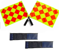 Drapeaux d'arbitre en polyester 30*40cm, drapeau de sport pour arbitre de football, drapeau à agiter à la main pour activités sportives en plein air
