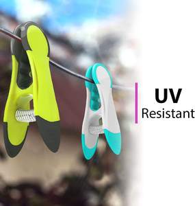 Grande <span class=keywords><strong>pince</strong></span> à couette en plastique, grands pinces à vêtements, grandes pinces à <span class=keywords><strong>serviettes</strong></span> <span class=keywords><strong>de</strong></span> <span class=keywords><strong>plage</strong></span>, pinces à vêtements suspendues - Product Image 5