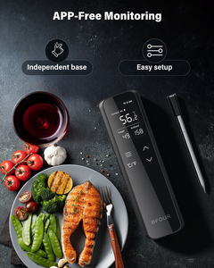 Thermomètre numérique intelligent sans fil <span class=keywords><strong>WiFi</strong></span> à portée illimitée, alimenté par USB, avec écran LCD, en plastique, étanche, pour la cuisson en cuisine - Product Image 4