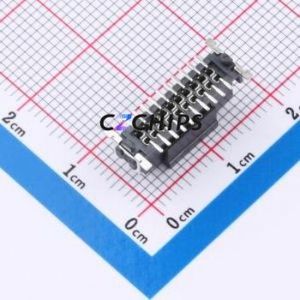 M55-6002042R Pin Socket SMD,P=1.27mm Connector ( Pitch: 1.27mm )( Row Spacing: 1.27mm )( Mounting Type: Vertical Mount ) - Product Image 2