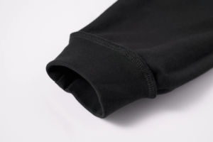 T-shirts 100% coton personnalisés des fabricants OEM T-shirts pour hommes en tissu tricoté régulier anti-rides à manches longues - Product Image 2