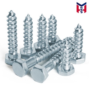 OEM Service Wholesale M12 Hex Head Timber <strong>Wood</strong> Self Tapping Screws-50mm 100mm 150mm 200mm - Product Image 1