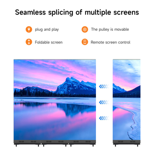 Afficheur vidéo LED couleur HD P1.538 COB mobile pour intérieur, écran publicitaire numérique sans fil 3G 4G 5G WIFI - Product Image 5