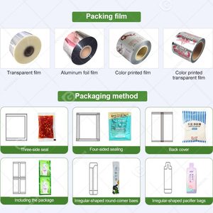 Portable Sauce Liquid Shampoo Mustard and Mayonnaise Sachet Filling Small Bag Vertical Sealing Packaging Machine - Product Image 5