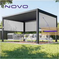 NOVO AC100-240V Motor Tubular Inteligente TUYA IP65 Impermeable con Detección de Obstáculos y Rebote para Persianas Motorizadas