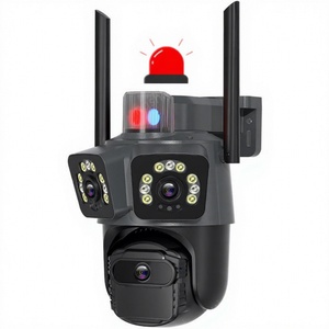 Icsee 3Lens HD 15MP 8K DVR Outdoor Waterproof IP66 AutoTrack Wifi PTZ Surveillance Wireless IP Network CCTV Camera Home <b>Security</b> - Product Image 1