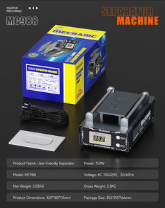 Mechanic mc988 được xây dựng trong máy bơm chân không điện thoại màn hình cảm ứng tháo rời sửa chữa công cụ <span class=keywords><strong>LCD</strong></span> tách máy cho Samsung iPhone sửa chữa - Product Image 6