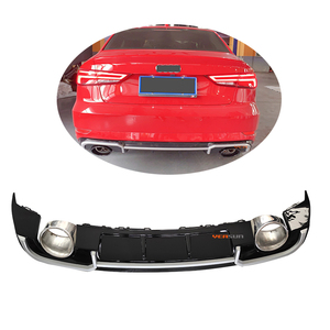 Difusor Trasero Estilo <span class=keywords><strong>RS3</strong></span> para <span class=keywords><strong>AUDI</strong></span> A3 Sedán, Difusor Trasero Normal 2016 2017 2018 <span class=keywords><strong>2019</strong></span> - Product Image 3