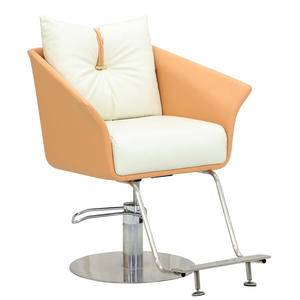 Chaise de barbier légère, petite, bon marché, à base ronde, avec pompe hydraulique, pliable, couleur et logo personnalisables, pour salon, école - Product Image 4