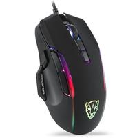 Souris de jeu filaire haute performance Motospeed V90 avec rétroéclairage RVB pour ordinateur portable, souris gamer