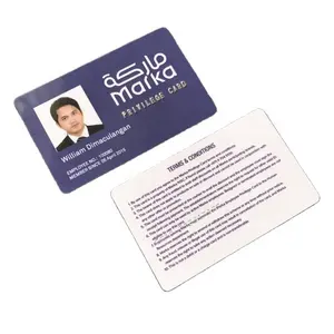 Tarjeta de membresía de diseño personalizado, tarjeta vip de pvc