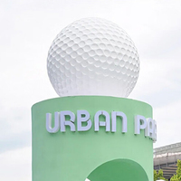 Op maat gemaakte, hoogwaardige, ontworpen kunststof glasvezel sculpturen; grote tuinbeelden voor buiten; golfbalbeelden