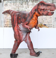Costume de dinosaure T-Rex personnalisé, léger, avec structure métallique, pour intérieur/extérieur, écoles, jardins, centres commerciaux, aires de jeux publiques
