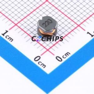 SDE0403A-220M ตัวเหนี่ยวนำไฟฟ้าแบบ SMD,4.5x4 มม. ( ค่าความเหนี่ยวนำ: 22uH )( ความแม่นยำ: 20% กระแสไฟฟ้าที่กำหนด: 700mA ) - Product Image 1