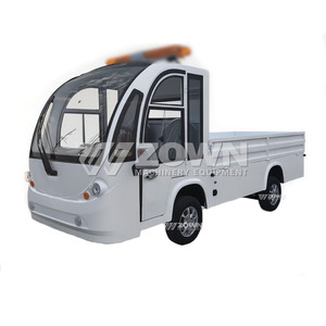 Autobús Turístico Eléctrico con Ventanas Flexibles, Vehículo Utilitario para Parques con Caja de Carga - Product Image 4
